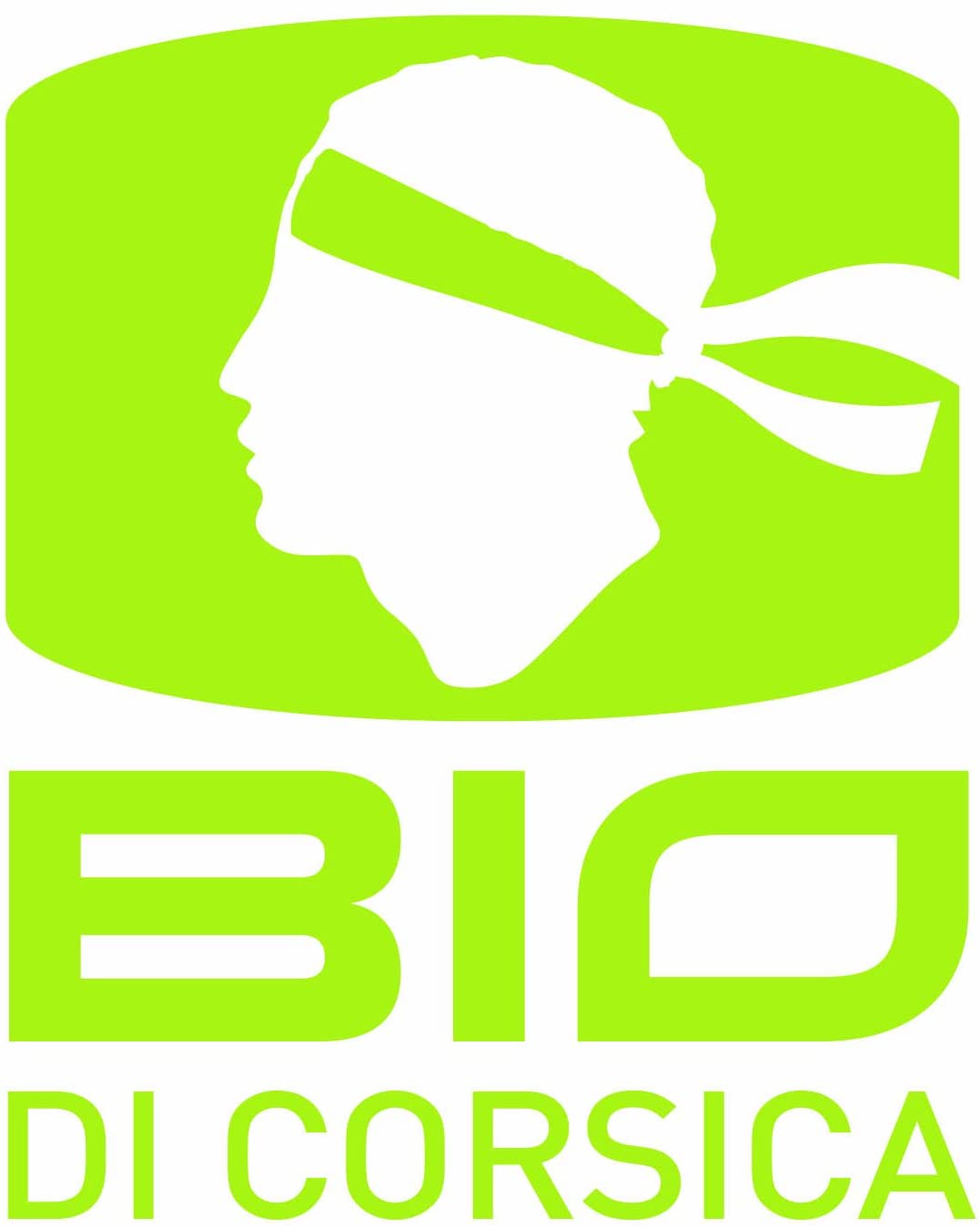 BIO DI CORSICA logo. This product follow the guidelines of the BIO DI CORSICA organization. The product is organic and made only with ingredients from Corsica. BIO di Corsica, the quality pledge of all Corsican producer 