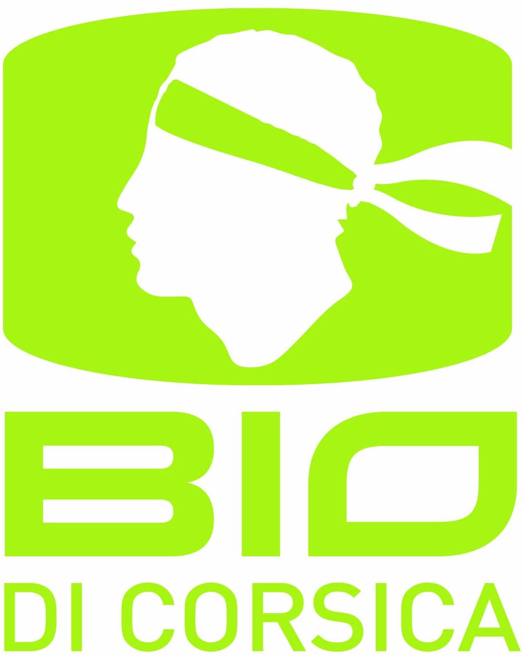 BIO DI CORSICA logo. This product follow the guidelines of the BIO DI CORSICA organization. The product is organic and made only with ingredients from Corsica. BIO di Corsica, the quality pledge of all Corsican producer