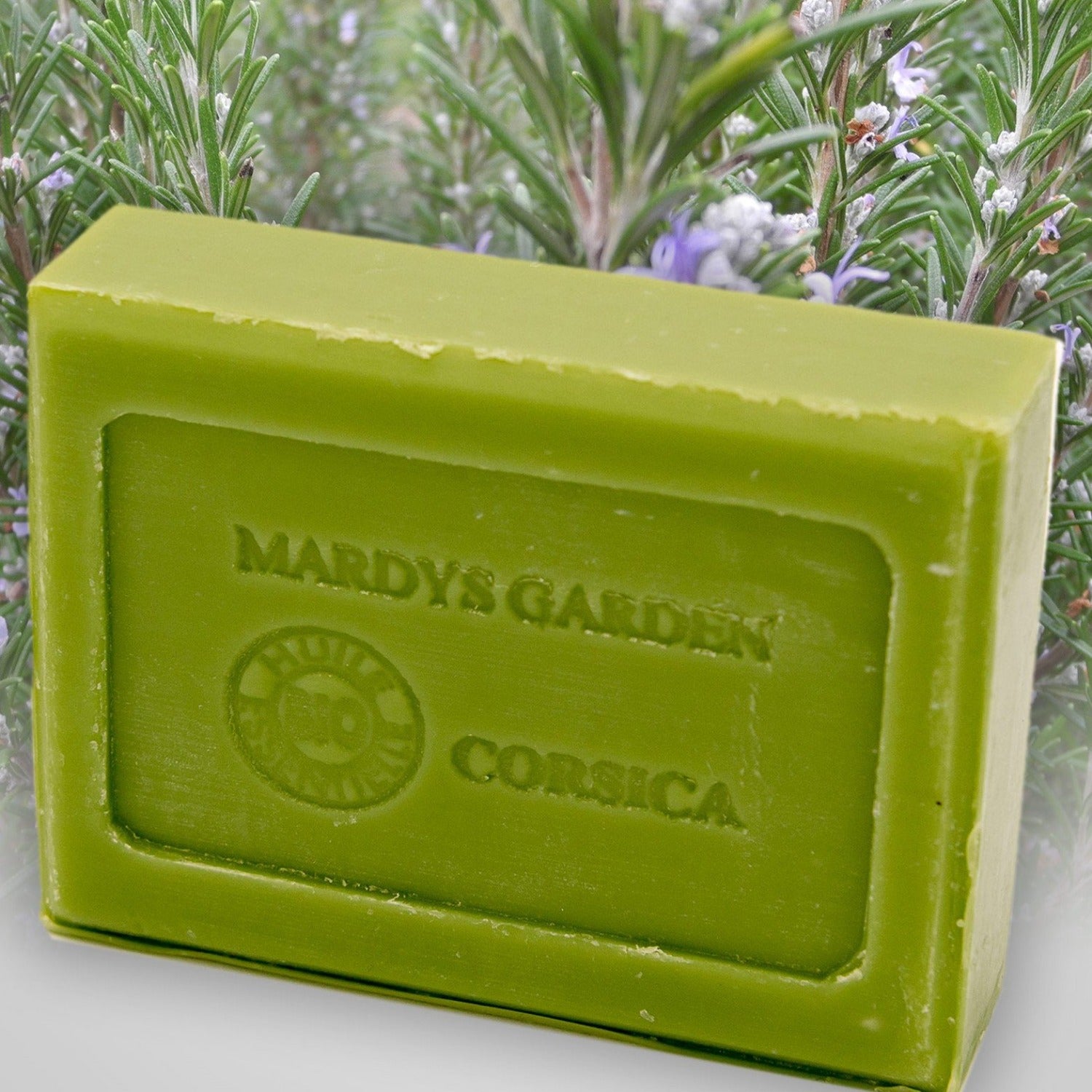 Rosemary Soap 100g. Refreshes skin. Scented with organic hydrosol and essential oil. All the properties of Corsican Immortelle and Rosemary for your skin. Natural skincare product. Gently clean, soothes and washes